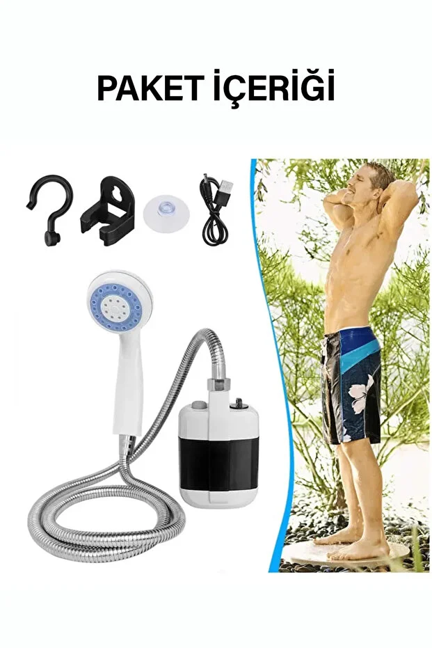 ROBO Şarjlı Portatif Taşınabilir Duş